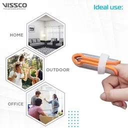 vissco Cot Finger Splint Finger Support, With Immobilizer Adjustable Strap Splints image 4