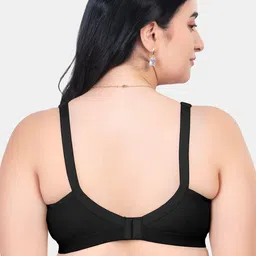 KOMLI Pack Of 3 Non Padded Full Coverage Cotton Minimizer Bra- All Day Comfort image 4