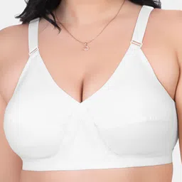 KOMLI Pack Of 3 Non Padded Full Coverage Cotton Minimizer Bra- All Day Comfort image 5