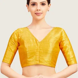 Studio Shringaar V-Neck Readymade Saree Blouse-picture-7