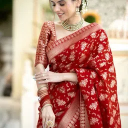 BAESD Floral Zari Saree image 3