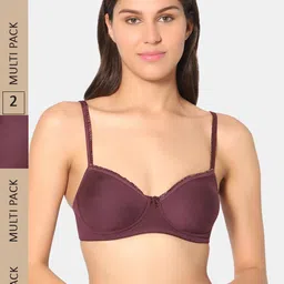 Sonari Pack of 2 Lightly Padded Non-Wired All Day Comfort Everyday Bra aasmajamneejamnee-picture-18