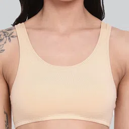 LYRA Pack Of 2 Cotton Spandex Beginner Bra with 4 way Stretch image 4