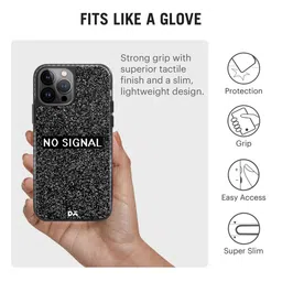 DailyObjects  Black Printed iPhone 13 Pro Max Phone Case image 3