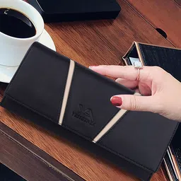 YESSBENZA Black Textured Quilted Envelope Clutch-picture-48