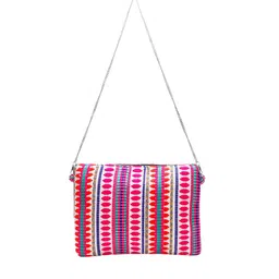 Swisni Embellished Envelope Clutch image 2
