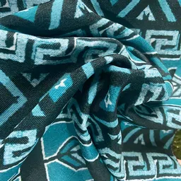 HOMADORN Blue Ethnic Motifs 6 Seater Table Runner image 5