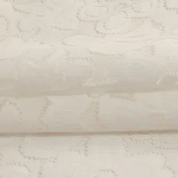 BIGGER FISH Beige Cotton 6-Seater Table Cover image 3