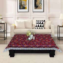 DREAM CARE Maroon & blue Table Cover-picture-3