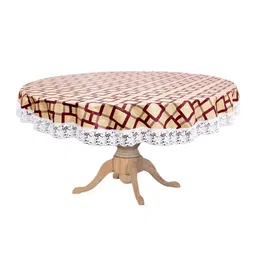 Dakshya Industries Yellow Printed PVC 6 Seater Table Cover image 3
