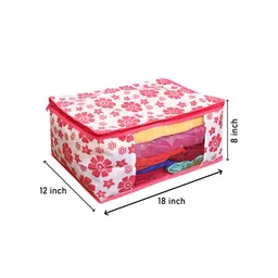 Home Fresh Set Of 4 Printed Saree Organisers image 4