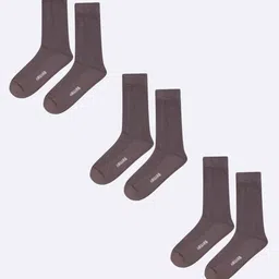 AIR GARB Pack Of 3 Patterned Calf-Length Socks-picture-14