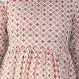 BAESD Maternity Ethnic Motifs Printed Fit & Flare Ethnic Dress image 2