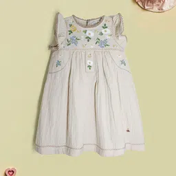 Cherry Crumble Floral Flutter Sleeve Empire Dress-picture-46