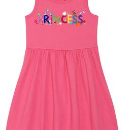 Disney by Wear Your Mind Pink DIsney Princess Printed A-Line Dress-picture-44