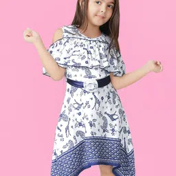 Naughty Ninos Girls Ethnic Motifs A-Line Dress-image-98