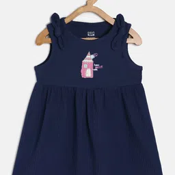 MINI KLUB  Girls Graphic Printed Fit & Flare Dress-picture-12