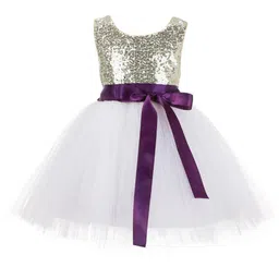 BAESD Girls Embellished Sleeveless Net Fit & Flare Opaque Party Dress-picture-15