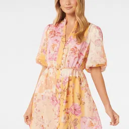 Forever New Floral Print Fit & Flare Dress-picture-21
