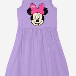 YK Disney Girls Printed Cotton Fit & Flare Dress-picture-40