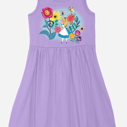 YK Disney Girls Printed Cotton Fit & Flare Dress-picture-15