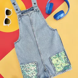 Pantaloons Junior Girls Pinafore Dress-image-2