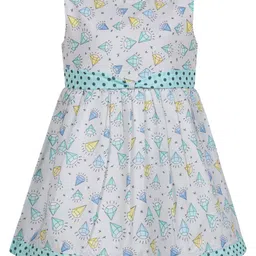 Wish Karo Girls Graphic Printed Satin A-Line Dress-picture-22