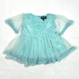 Bella Moda Girls Satin Fit & Flare Dress image 5