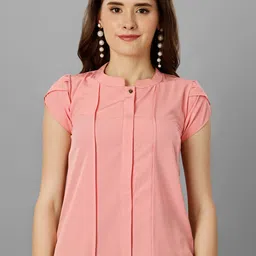 Kinjo Short Sleeve Mandarin Collar Top & Skirts image 3