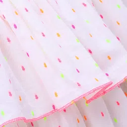 Hola Bonita Shoulder Straps Polka Dot Print A-Line Dress image 2