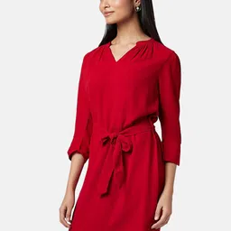 Annabelle by Pantaloons A-Line Dress With Tie-Up image 4