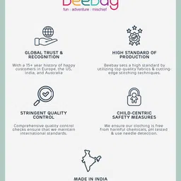 Beebay Girls Checked Pinafore Dress image 5