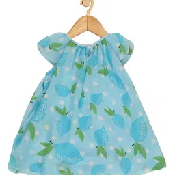 Creative Kids Infants Girls Pack Of 2 Floral Printed Cap Sleeves A-Line Romper Dress image 4