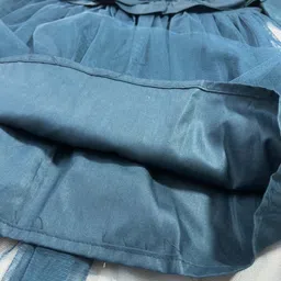 Bella Moda Girls Satin Round Neck Long Sleeves Fit & Flare Casual Dress image 2