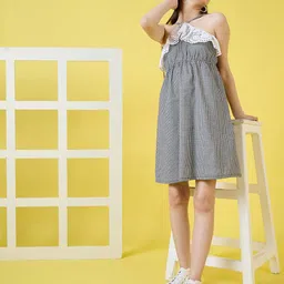 Stylo Bug Girls Polka Dot Print Fit & Flare Dress image 5