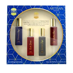 Ajmal Set Of 4 Leather Noir Oudh Smear Patchouli Haze Summer Sage Eau De Parfum-40ml Each-picture-38