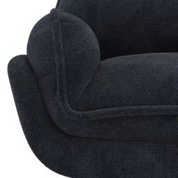 urban ladder Marson Lounger Chair with Ottoman in Indigo Blue image 9