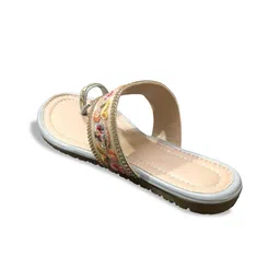 Glitzy Galz Women Printed Open Toe Flats image 2