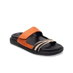 HEEL YOUR SOLE Leather Open Toe Flats image 2