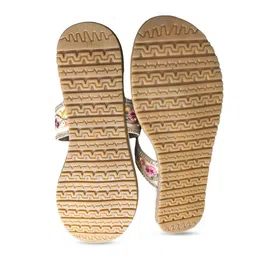 Glitzy Galz Women Printed Open Toe Flats image 4