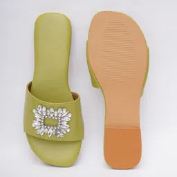 Sole House Embellished Open Toe Flats image 4