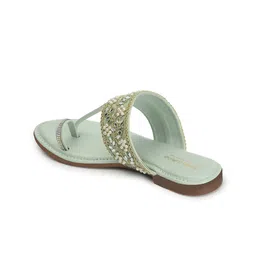 madam glorious Embellished One Toe Flats image 4