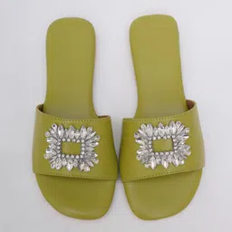 Sole House Embellished Open Toe Flats image 5