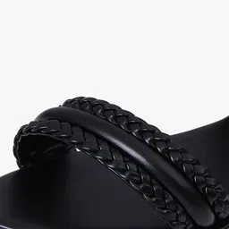 FORVELA Women Regular Velcro Open Toe Flats image 5