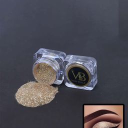 Veoni BELLE Single Shiny Glitter Eyeshadow 5g - Champagne Gold 08-picture-4