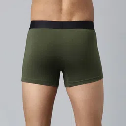 Levis XYXX  Men Breathability Solid Short Length Trunks STYLE#032A Riffle Green image 4