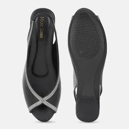 Marc Loire Embellished Peep Toe Wedge Heels image 2