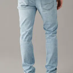 AMERICAN EAGLE OUTFITTERS Men Slim Fit Mid-Rise Heavy Fade Clean Look Stretchable Jeans image 3