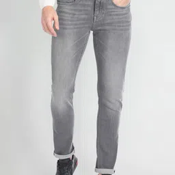 U.S. Polo Assn. Denim Co. Men Skinny Fit Mid-Rise Heavy Fade Jeans-picture-10