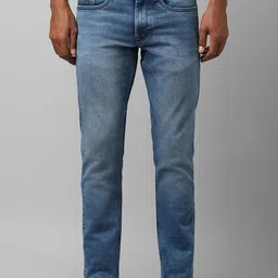 Allen Solly Men Slim Fit Mid-Rise Heavy Fade Clean Look Stretchable Jeans image 1